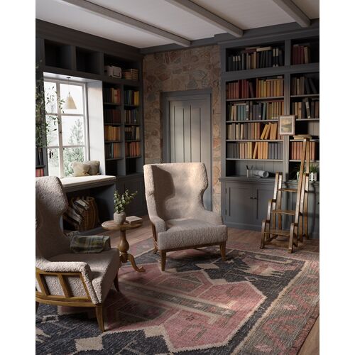 Celine Hand Woven Wool Rug, Multi 4 Celine Hand Woven Wool Rug, Multi