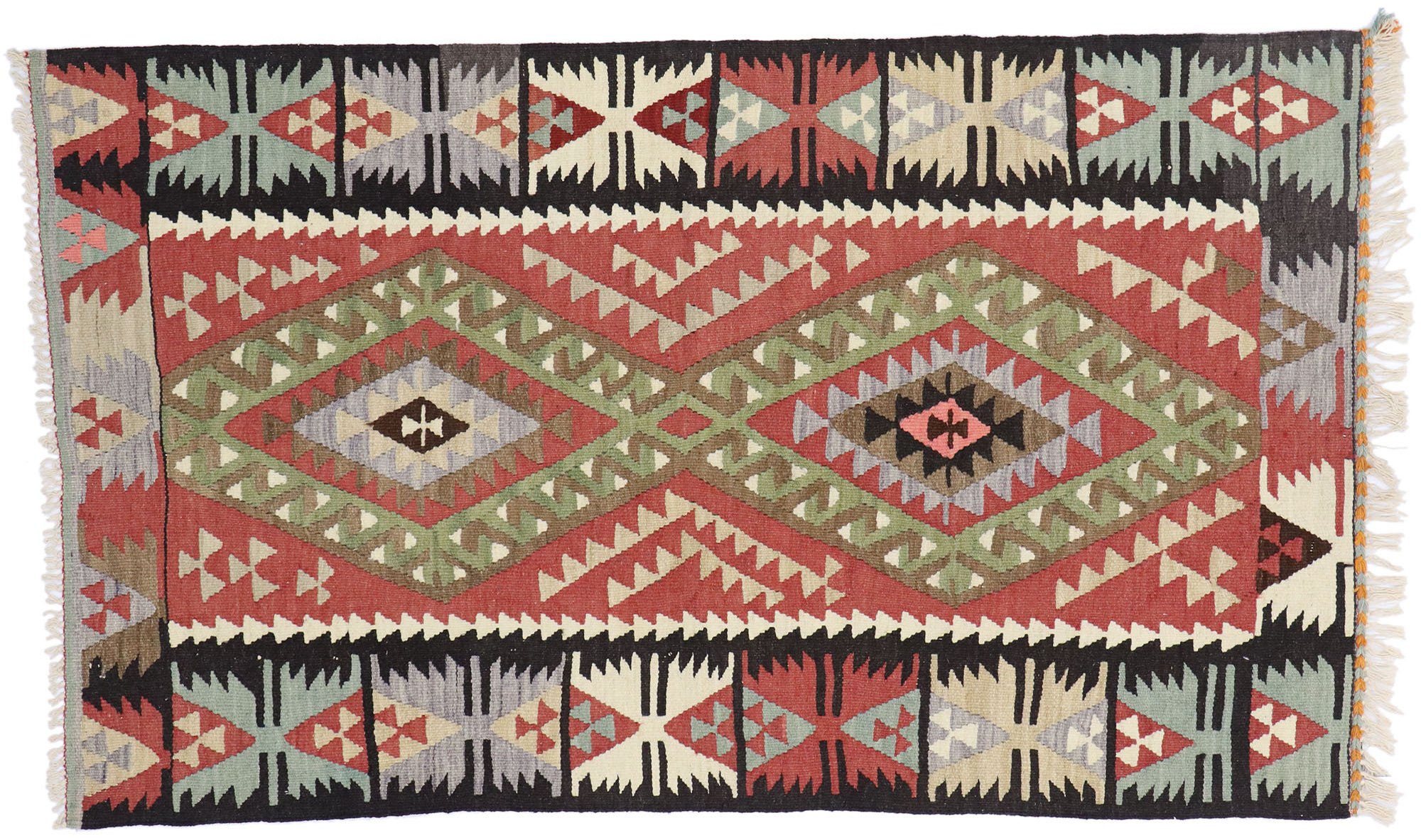 Vintage Persian Shiraz Rug, 3'x5' 1 Vintage Persian Shiraz Rug, 3'x5'