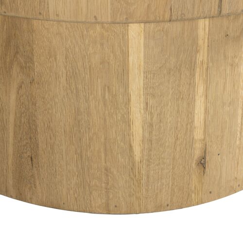 Lola 60" Round Dining Table, Light Blonde Oak/White Marble 10 Lola 60" Round Dining Table, Light Blonde Oak/White Marble