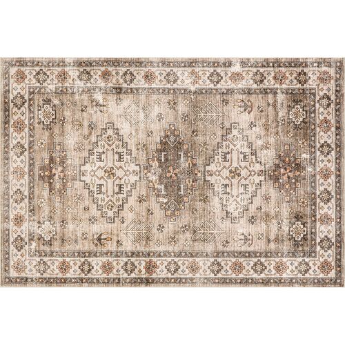 Barbary Distressed Machine Washable Area Rug 1 Barbary Distressed Machine Washable Area Rug