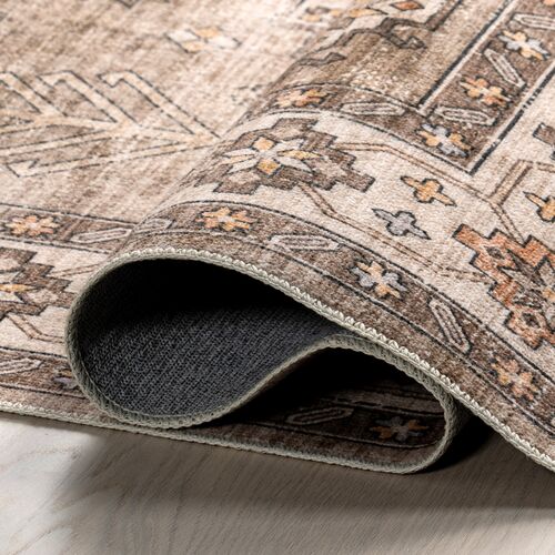 Barbary Distressed Machine Washable Area Rug 4 Barbary Distressed Machine Washable Area Rug