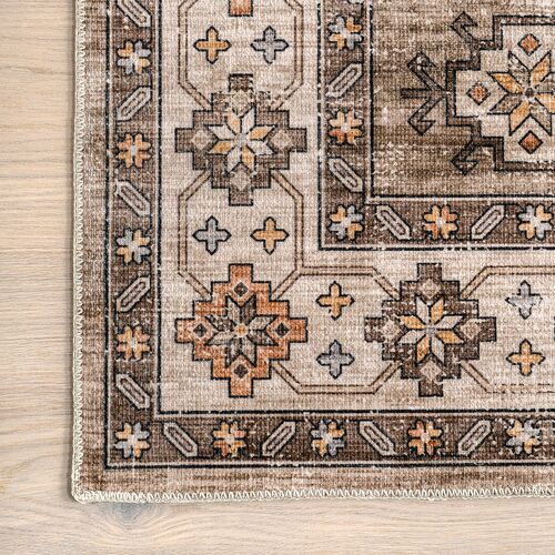 Barbary Distressed Machine Washable Area Rug 5 Barbary Distressed Machine Washable Area Rug