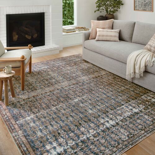 Billie Rug, Ocean/Brick 6 Billie Rug, Ocean/Brick