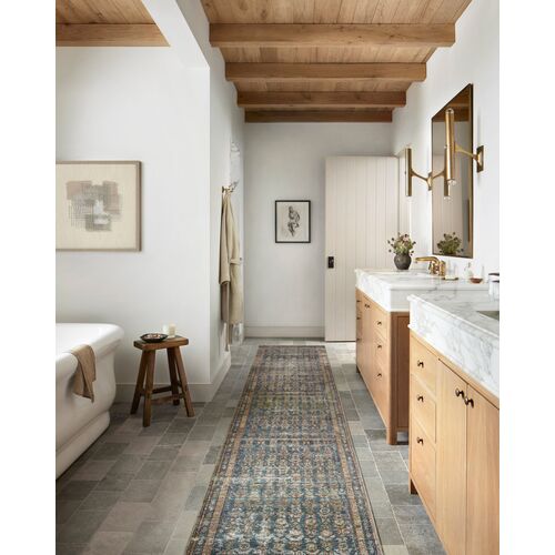 Billie Rug, Ocean/Brick 7 Billie Rug, Ocean/Brick