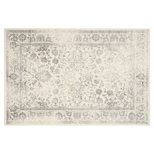 Ajax Rug, Ivory/Silver 1 Ajax Rug, Ivory/Silver