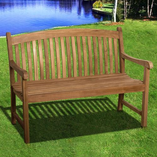 Tate Outdoor Teak Bench, Natural 2 Tate Outdoor Teak Bench, Natural