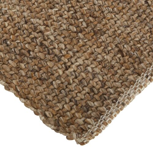 Raj Flat-Weave Rug, Brown/Tan 3 Raj Flat-Weave Rug, Brown/Tan