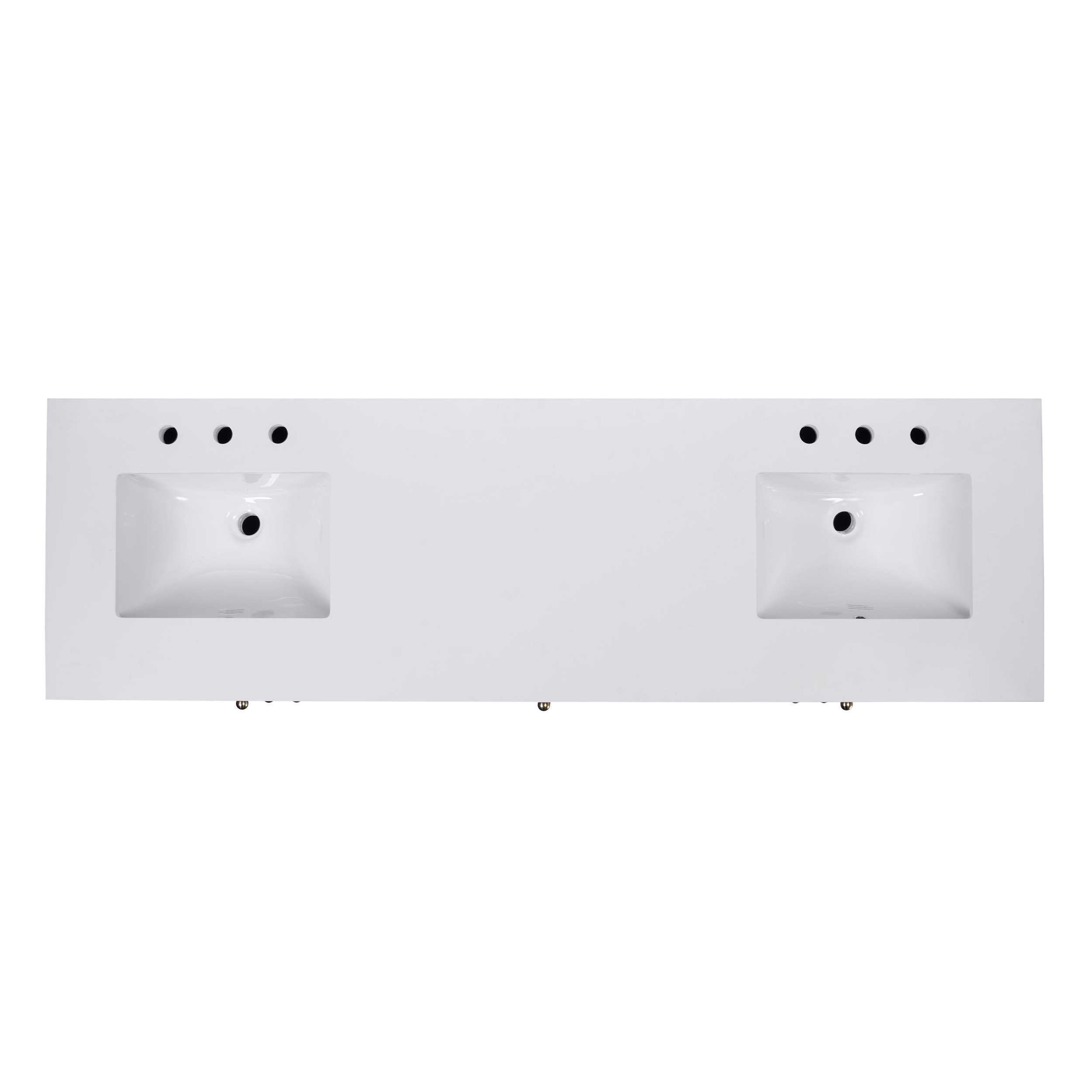 Charlie 72" Quartz Top Double Sink 4-Drawer Bathroom Vanity Set 6 Charlie 72" Quartz Top Double Sink 4-Drawer Bathroom Vanity Set