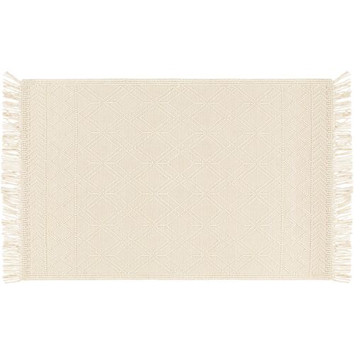 Erika Handwoven Rug, Ivory/Beige 1 Erika Handwoven Rug, Ivory/Beige