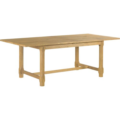 Forever Oak Extension Dining Table, Limewash 1 Forever Oak Extension Dining Table, Limewash