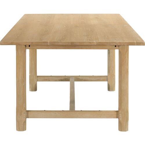 Forever Oak Extension Dining Table, Limewash 4 Forever Oak Extension Dining Table, Limewash