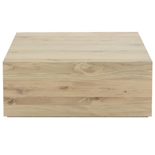 Birch Square Block Coffee Table
