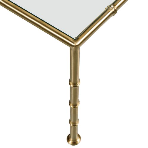 Lacoste Bamboo Coffee Table, Brass 4 Lacoste Bamboo Coffee Table, Brass
