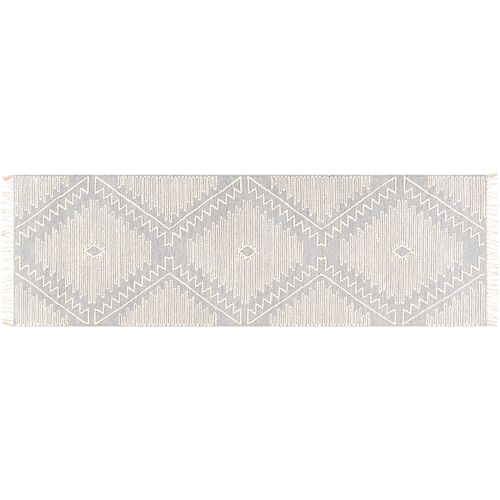 Beth Handwoven Rug, Gray/Cream 8 Beth Handwoven Rug, Gray/Cream
