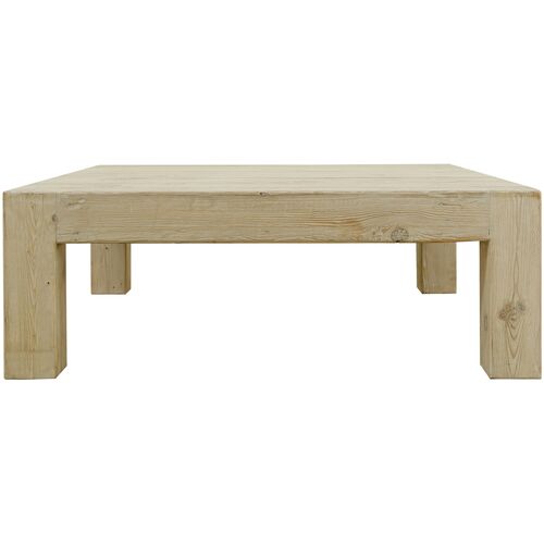 Brianne Square Coffee Table, Natural 1 Brianne Square Coffee Table, Natural