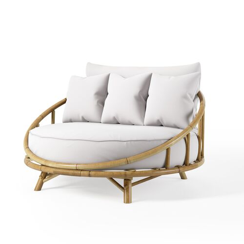 Rattana Daybed, Natural/White 1 Rattana Daybed, Natural/White