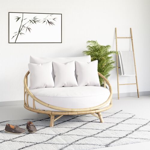 Rattana Daybed, Natural/White 4 Rattana Daybed, Natural/White