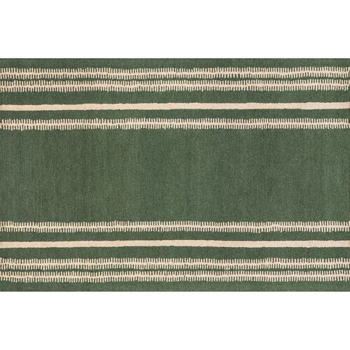 Kari Rug, Dark Green 1 Kari Rug, Dark Green