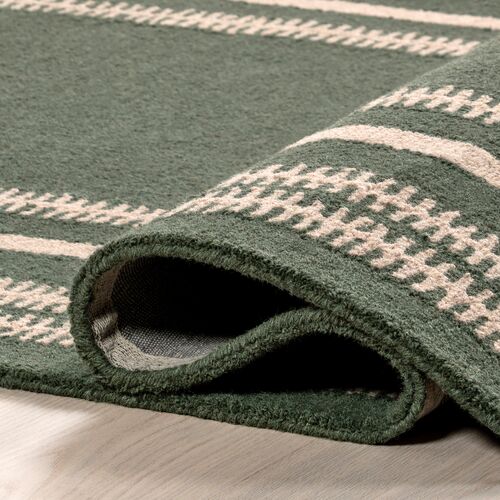 Kari Rug, Dark Green 4 Kari Rug, Dark Green