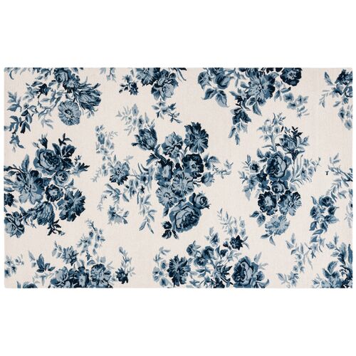 Sawyer Rug, Ivory/Navy 1 Sawyer Rug, Ivory/Navy