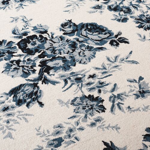 Sawyer Rug, Ivory/Navy 4 Sawyer Rug, Ivory/Navy