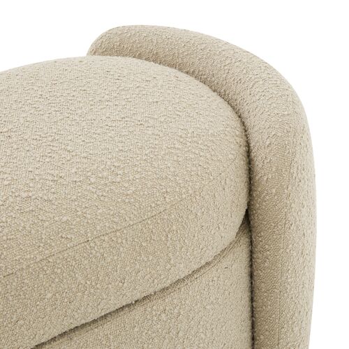 Elysian Boucle Storage Bench 3 Elysian Boucle Storage Bench