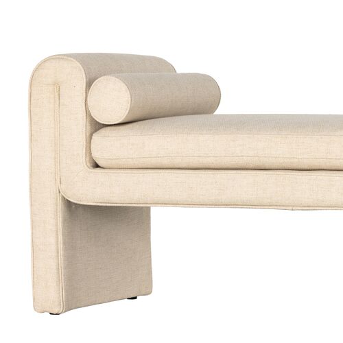 London Accent Bench, Cream Performance 10 London Accent Bench, Cream Performance