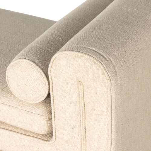 London Accent Bench, Cream Performance 7 London Accent Bench, Cream Performance