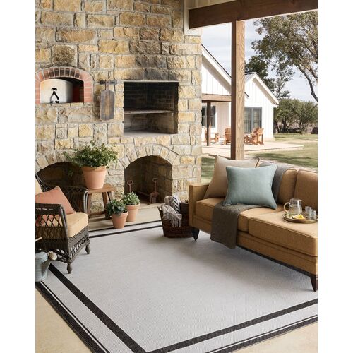 Coast Indoor/Outdoor Rug, Onyx/Ivory 5 Coast Indoor/Outdoor Rug, Onyx/Ivory