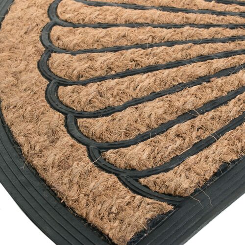 Fan Doormat, Brown 2 Fan Doormat, Brown