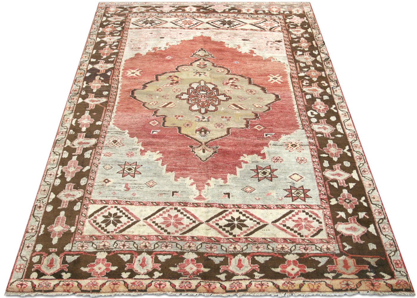 1960s Turkish Oushak Rug, 5'4" x 7'4" 5 1960s Turkish Oushak Rug, 5'4" x 7'4"
