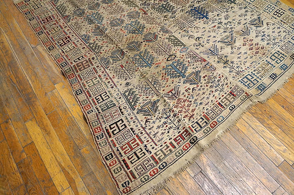 Caucasian Verneh Rug 5'10" x 5'10" 3 Caucasian Verneh Rug 5'10" x 5'10"