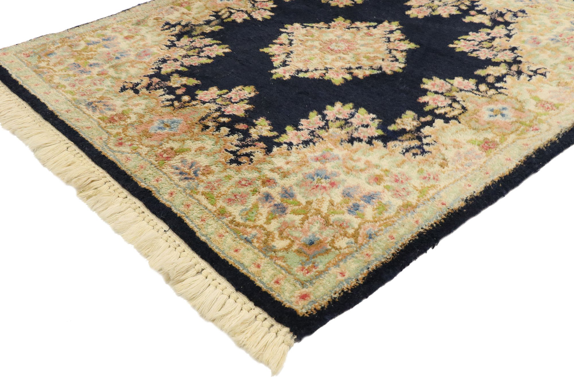 Antique Persian Kerman Rug, 3'01 x 3'06 2 Antique Persian Kerman Rug, 3'01 x 3'06