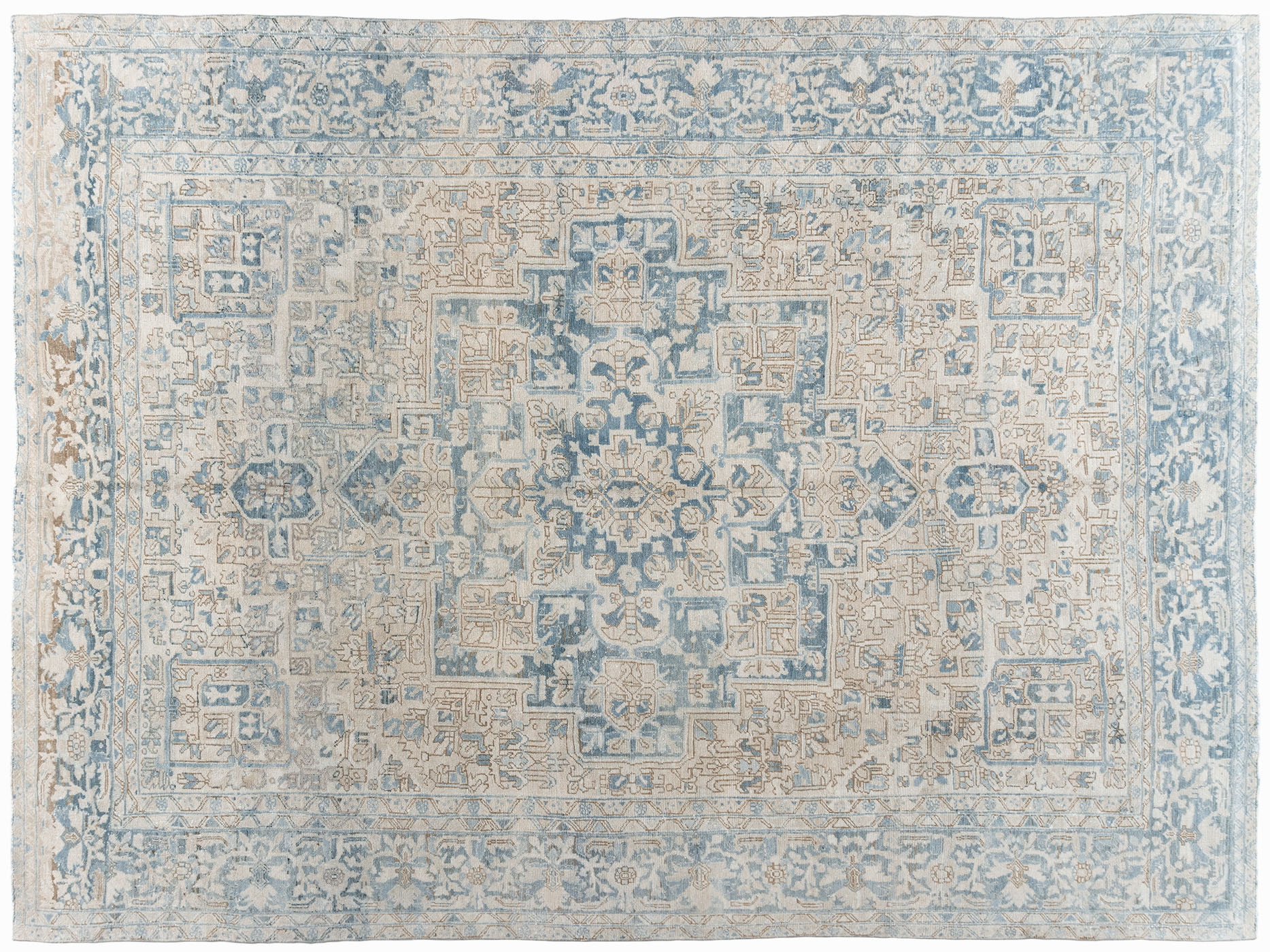 Persian Heriz Rug 9'8 X 12'10 1 Persian Heriz Rug 9'8 X 12'10