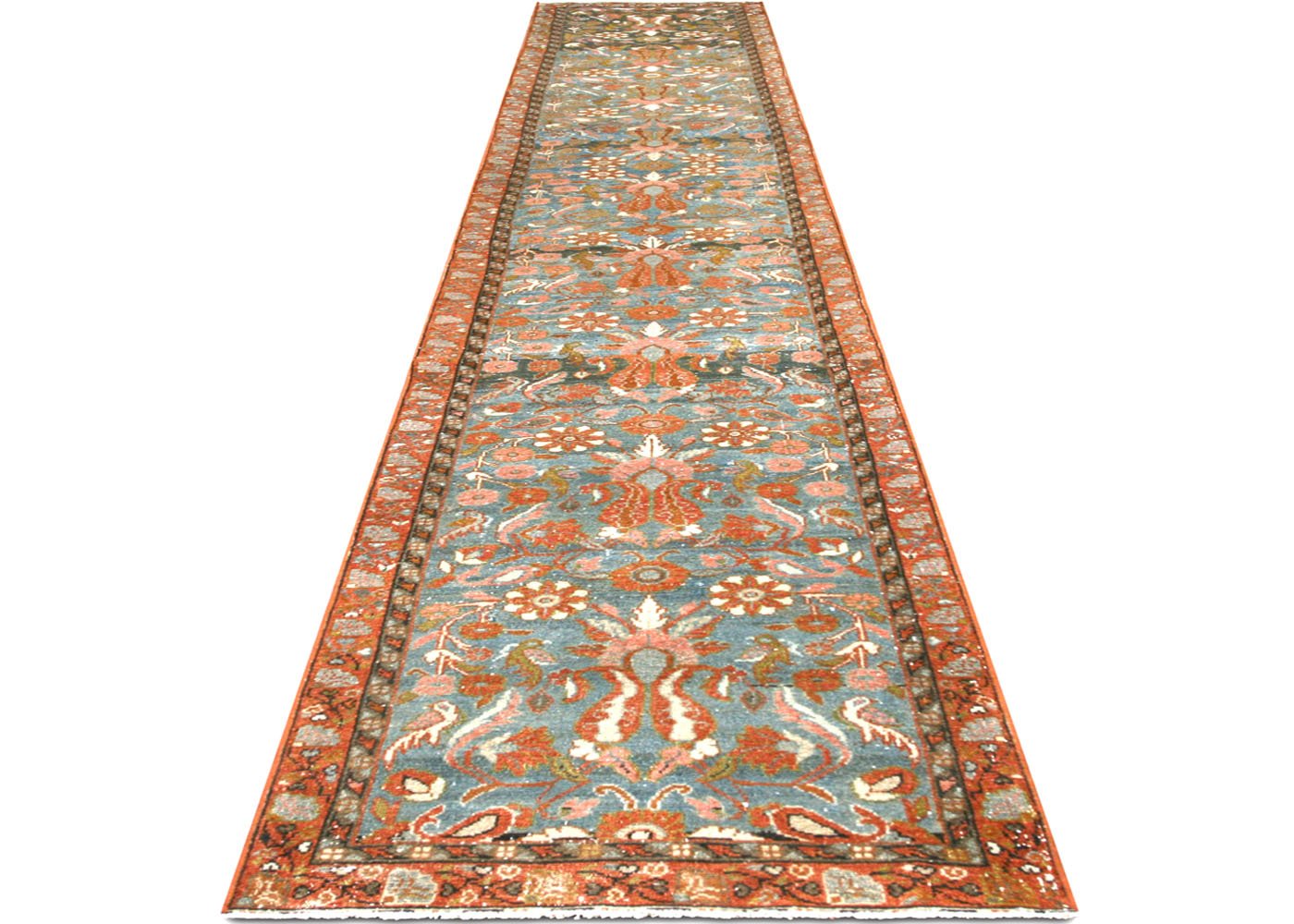 1930s Persian Malayer Runner, 2'5"x15'5" 5 1930s Persian Malayer Runner, 2'5"x15'5"