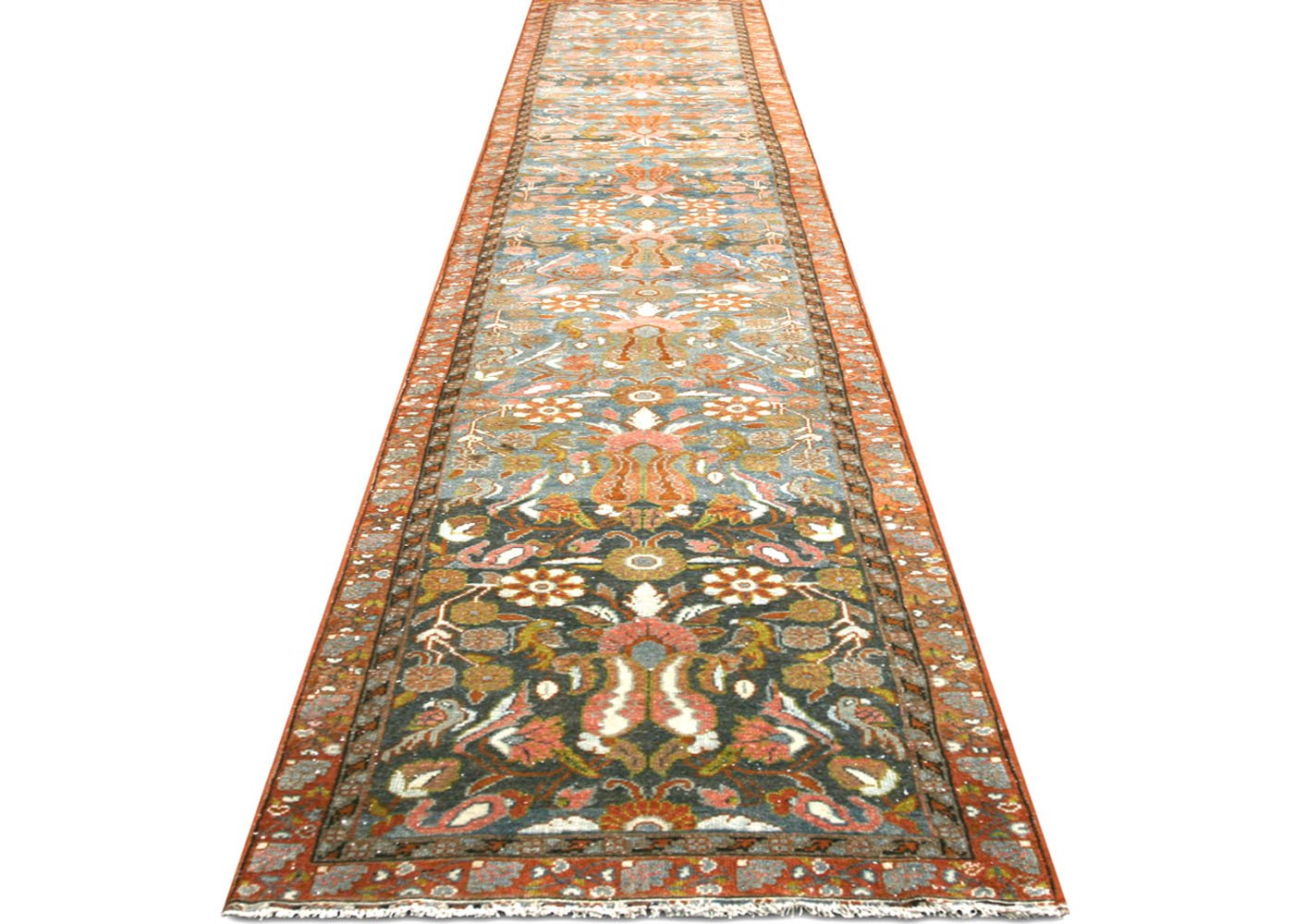 1930s Persian Malayer Runner, 2'5"x15'5" 6 1930s Persian Malayer Runner, 2'5"x15'5"