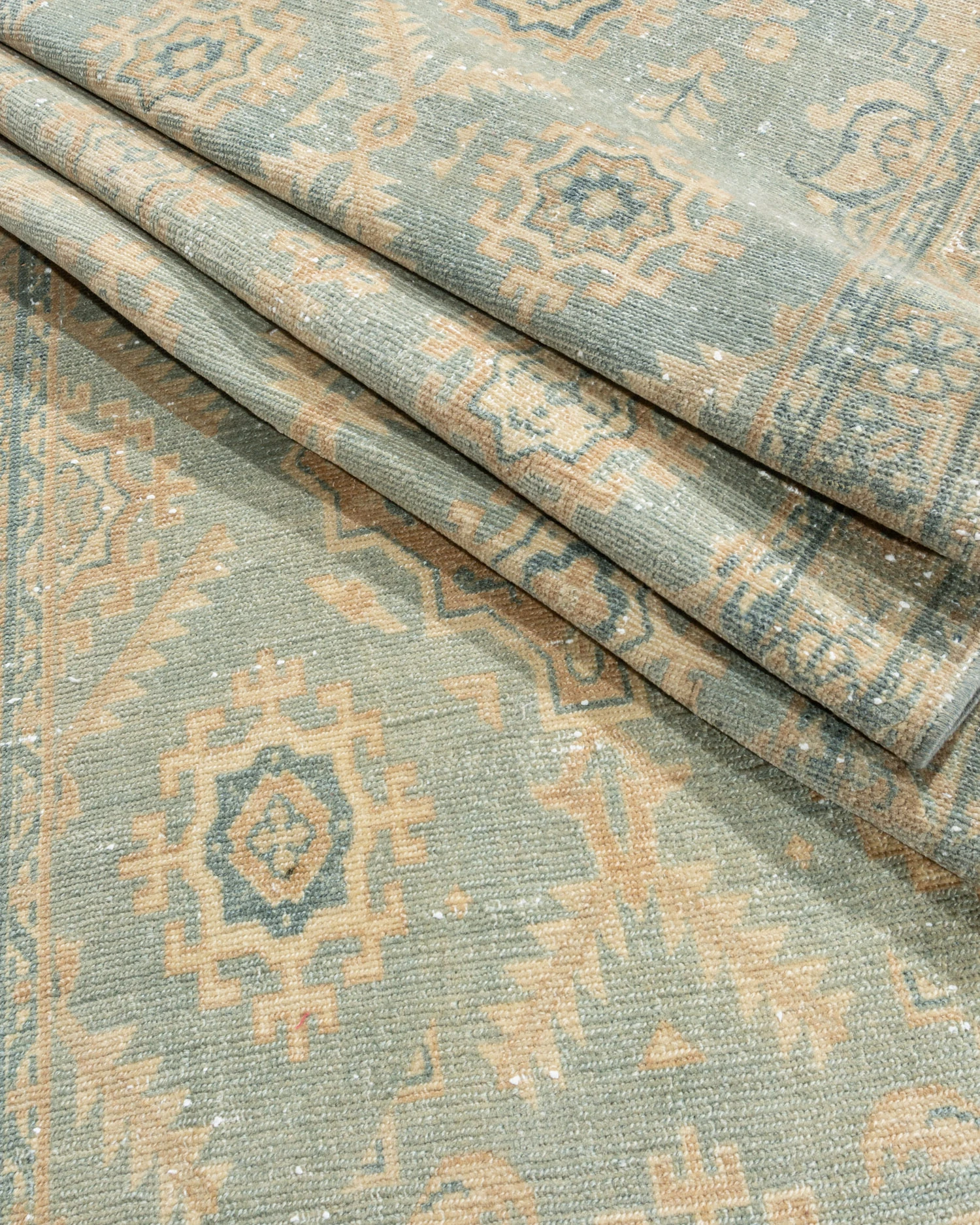Teal Blue Bibikabad Runner 2'7"x22'8" 3 Teal Blue Bibikabad Runner 2'7"x22'8"
