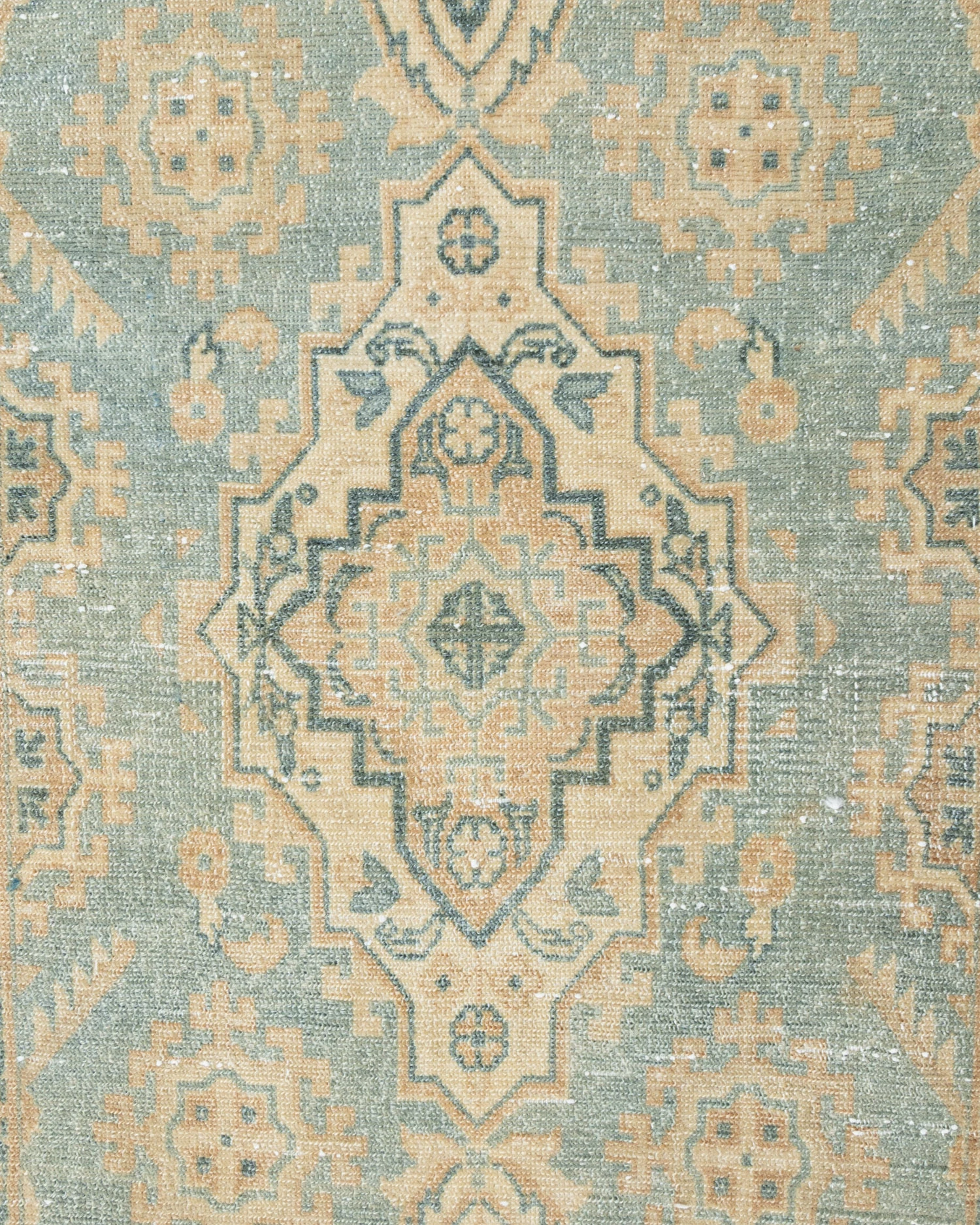 Teal Blue Bibikabad Runner 2'7"x22'8" 5 Teal Blue Bibikabad Runner 2'7"x22'8"