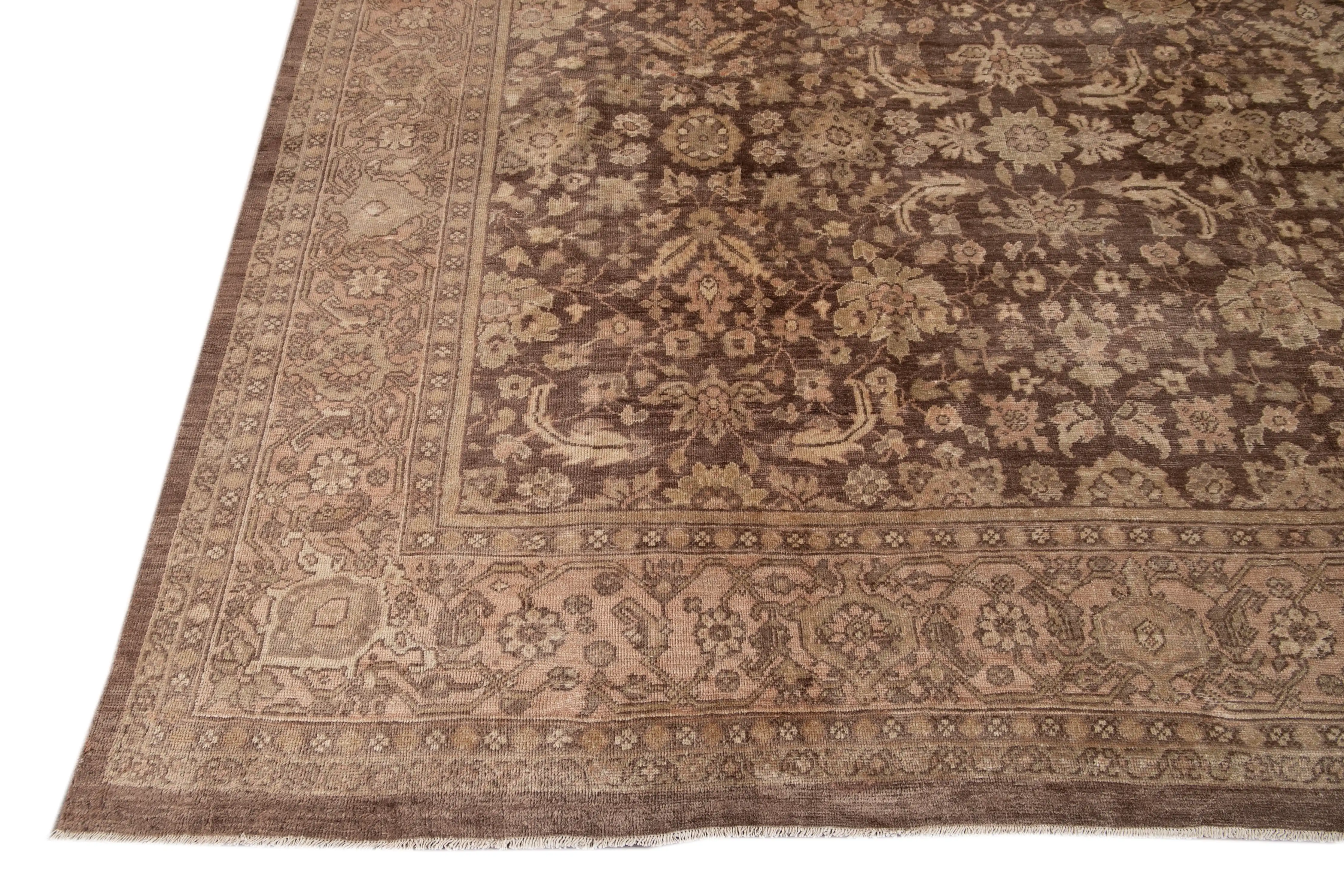 Antique Persian Mahal Rug 3 Antique Persian Mahal Rug