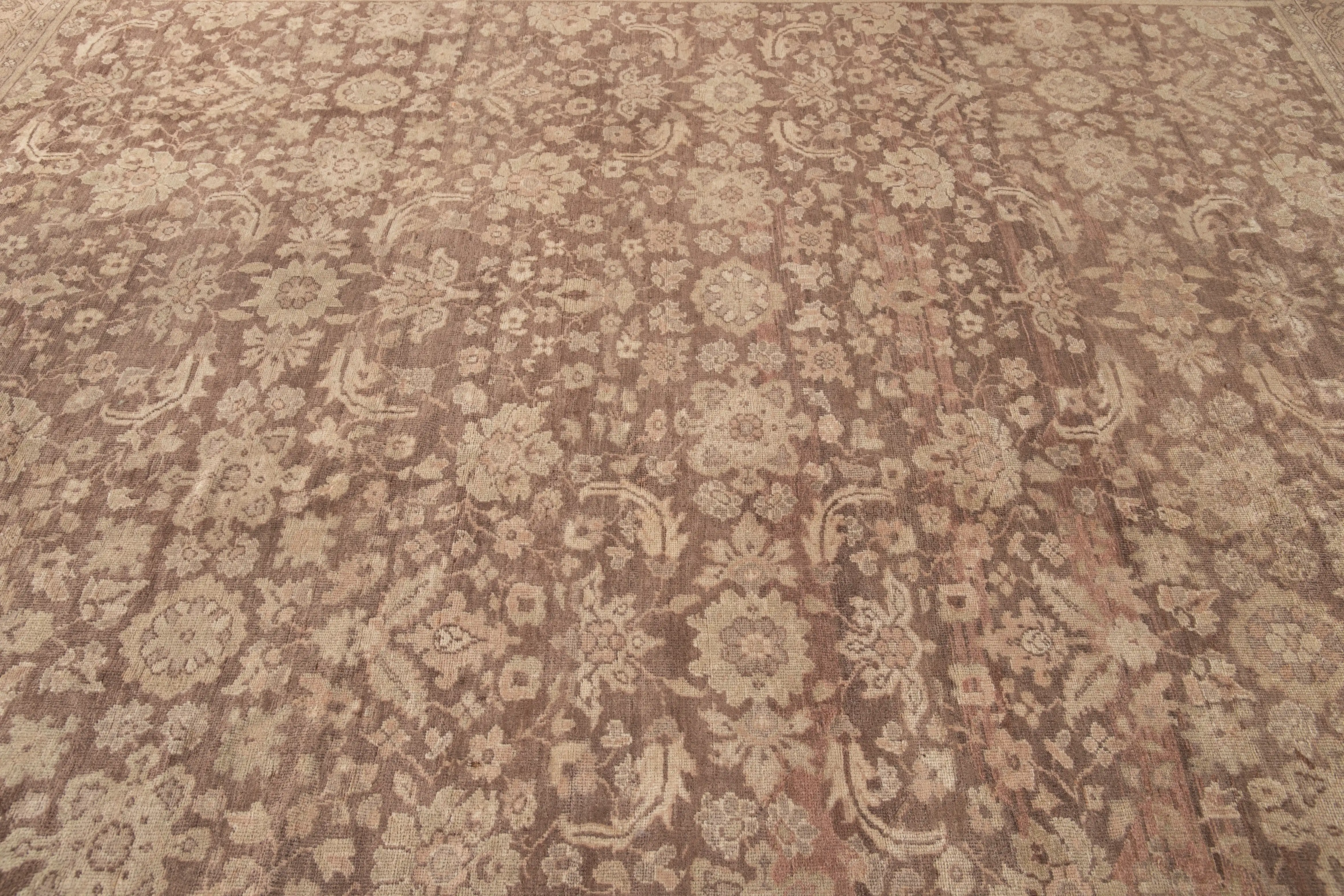 Antique Persian Mahal Rug 4 Antique Persian Mahal Rug