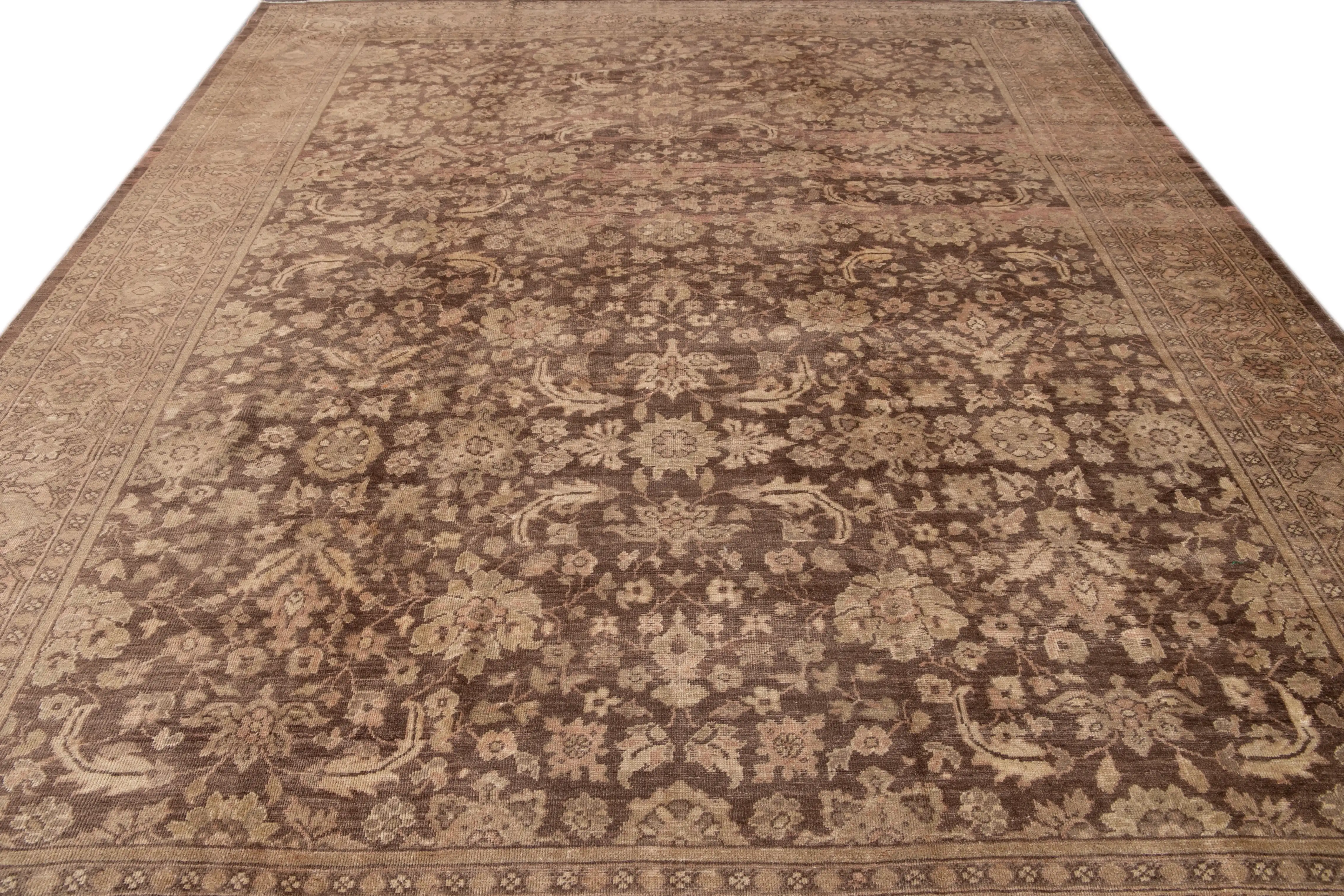 Antique Persian Mahal Rug 5 Antique Persian Mahal Rug