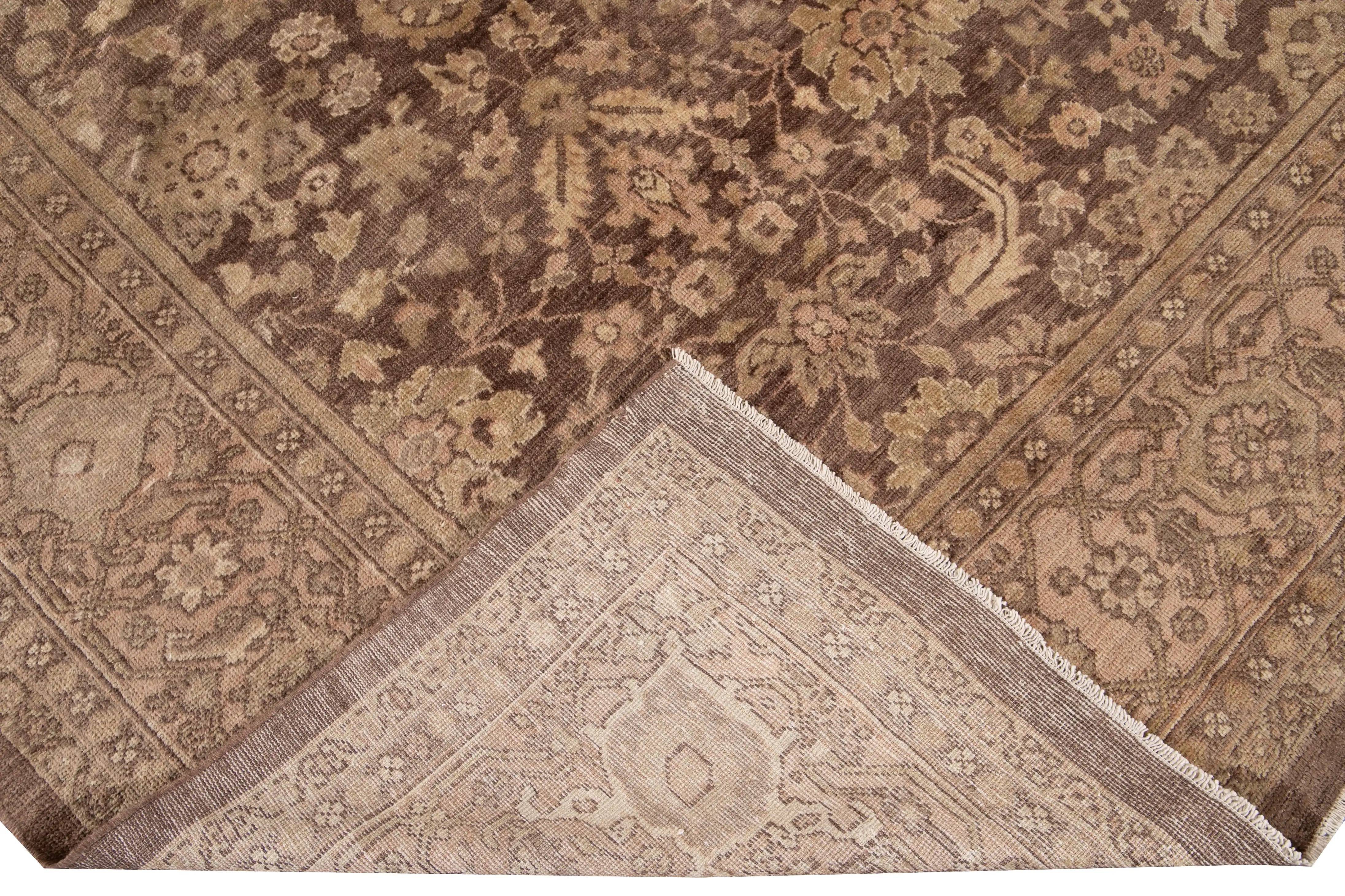 Antique Persian Mahal Rug 6 Antique Persian Mahal Rug