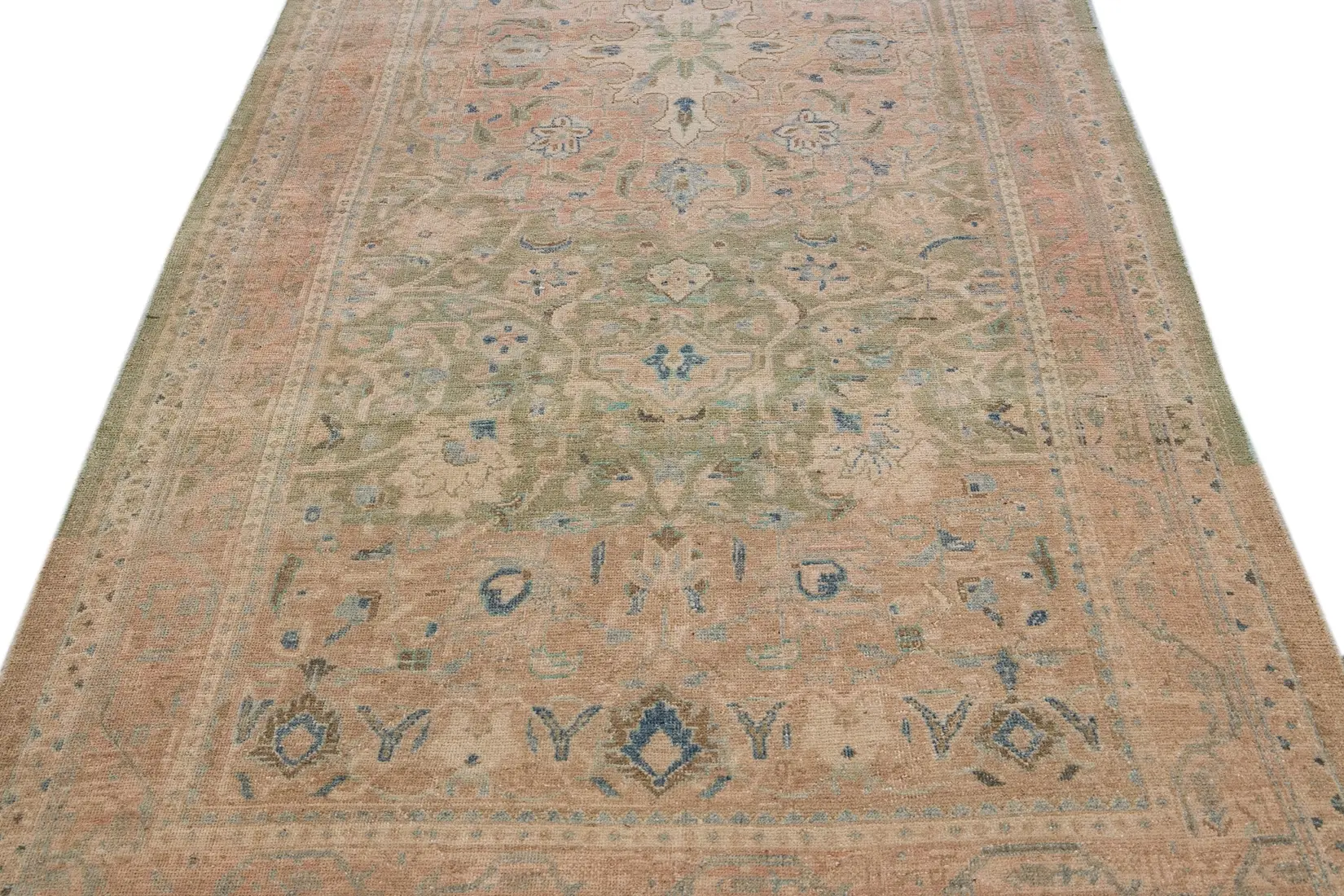Vintage Persian Mahal Runner Rug 5 Vintage Persian Mahal Runner Rug