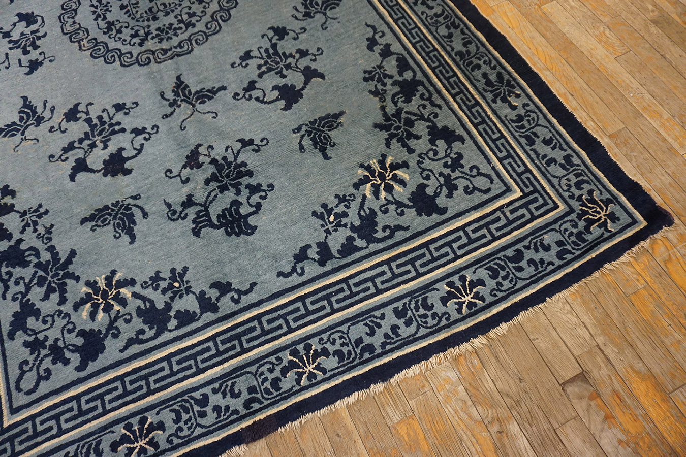 Mid 19th Century Chinese Ningxia Carpet 3 Mid 19th Century Chinese Ningxia Carpet
