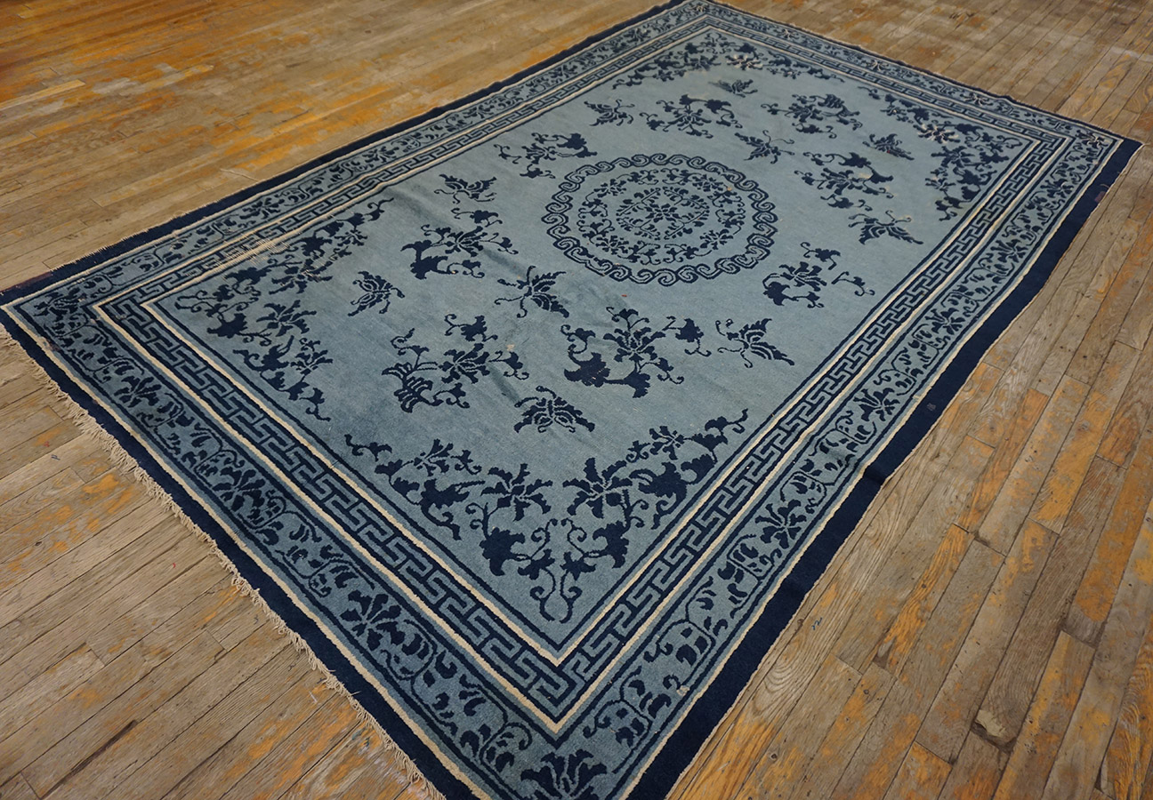 Mid 19th Century Chinese Ningxia Carpet 6 Mid 19th Century Chinese Ningxia Carpet