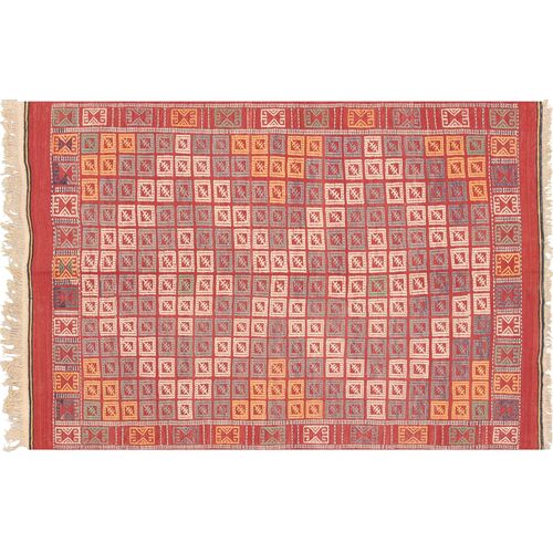 1960s Turkish Kilim - 4'7" x 6'9" 1 1960s Turkish Kilim - 4'7" x 6'9"