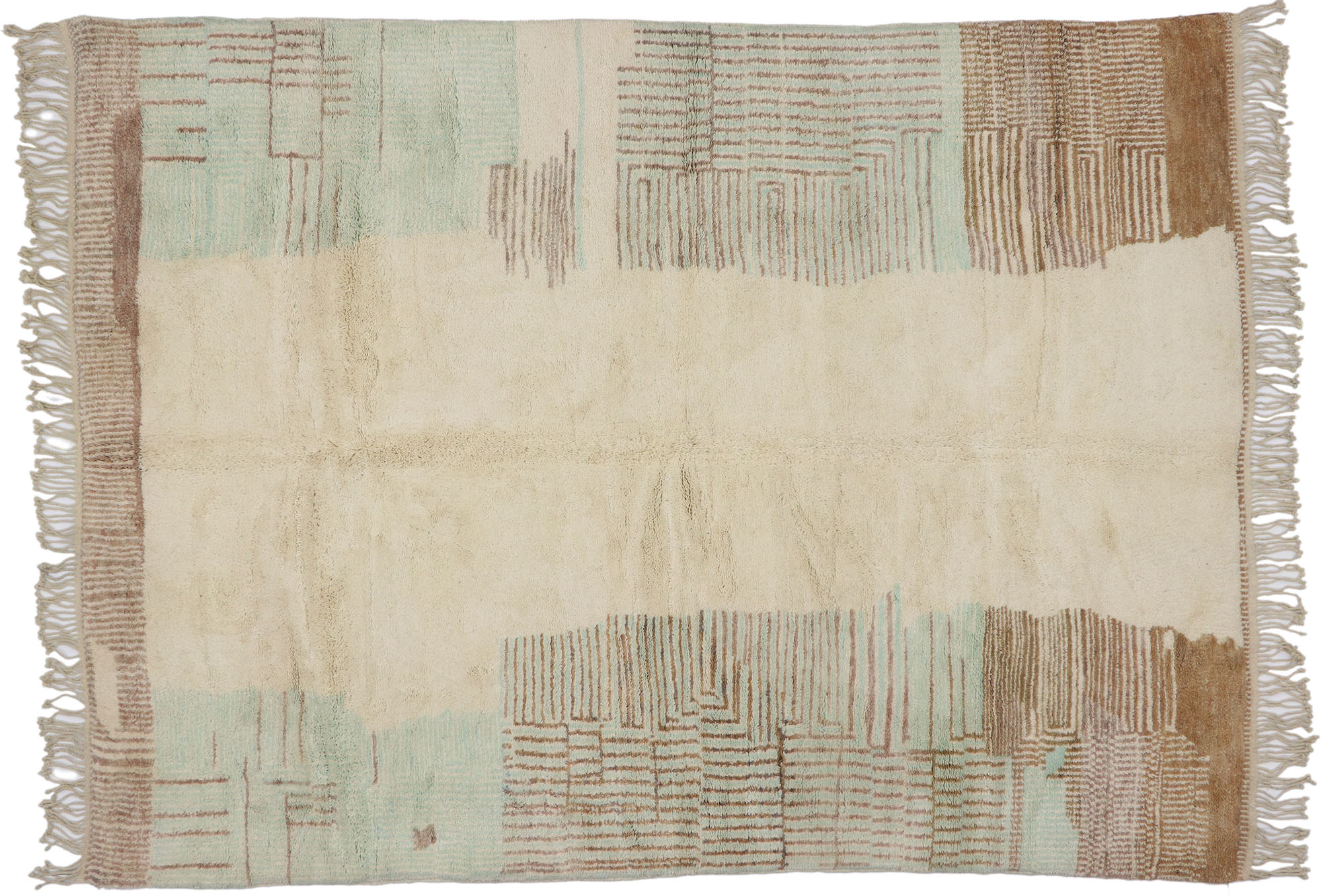 Berber Moroccan Rug, 6'10 x 10'00 1 Berber Moroccan Rug, 6'10 x 10'00