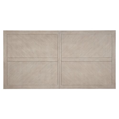 Malibu Rockpoint Rectangular Extension Dining Table, Warm Taupe 3 Malibu Rockpoint Rectangular Extension Dining Table, Warm Taupe