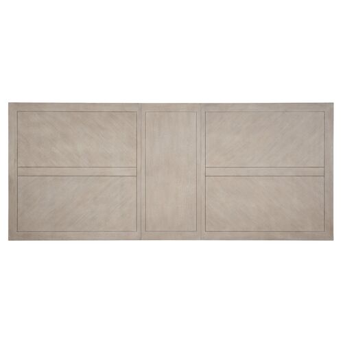 Malibu Rockpoint Rectangular Extension Dining Table, Warm Taupe 4 Malibu Rockpoint Rectangular Extension Dining Table, Warm Taupe
