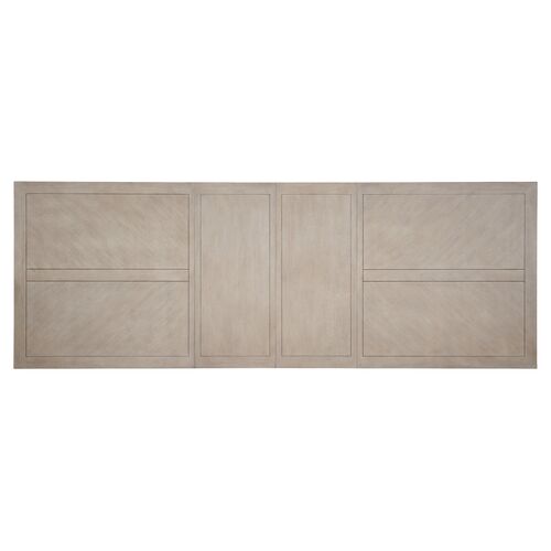 Malibu Rockpoint Rectangular Extension Dining Table, Warm Taupe 5 Malibu Rockpoint Rectangular Extension Dining Table, Warm Taupe